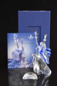 Swarovski Crystal Magic of Dance clear and coloured glass figurine Isadora, 2002 Collectors