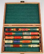 Twenty-five various paper cased collector's shotgun cartridges including Frank Dyke Supreme, Eley