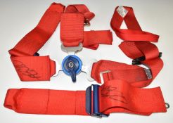 Heinz-Harald Frentzen signed set of formula 1 Willans seat belts