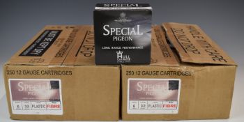 Seven-hundred-and-fifty 12 bore Hull Cartridge Special Pigeon shotgun cartridges, all in original