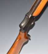 BSA .22 Martini style underlever-action target rifle with semi-pistol grip, raised cheek piece,