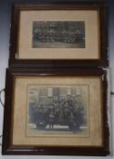 Two framed photographs No3 section armoured cars Belfast, one dated 1st March 1919, the largest 53 x