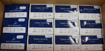 Three-hundred 16 bore Hull Cartridge Three Crowns and High Pheasant shotgun cartridges, all in
