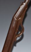 Friedrich Langenhan Gem .177 air rifle with adjustable trigger and part octagonal barrel, stamped '