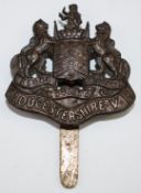British Army Gloucestershire Volunteer Regiment metal cap badge