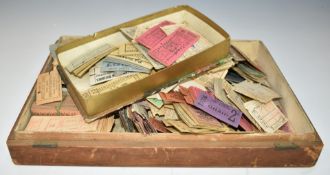 Collection of bus, tram and train tickets including Cheltenham, Keighley, season ticket for Red