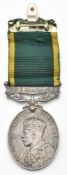 British Army GVR Territorial Efficiency Medal named to 4682875 Cpl E Henderson 5-KOYLI