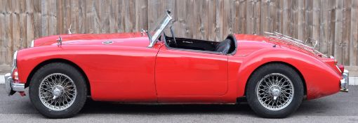 1960 MG A Roadster, registration number 4997 NA, with V5c. An original right hand drive car with