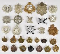 Approximately thirty Royal Marines, Royal Air Force and Scottish Regiment badges including Royal