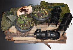 British Army Gloucestershire Regiment small collection of military equipment including two Bergen,
