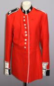 British Army Coldstream Guards full dress tunic, Mortar Platoon to internal label