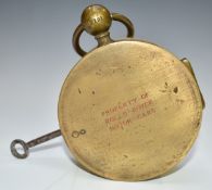 Ant Meyers patent time recorder clock number 8191 with 'Property of Rolls-Royce motor-cars' to