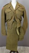 British Army Gloucestershire Regiment battle dress blouse with Captain rank insignia to shoulder