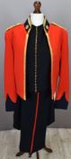 British Army Royal Gloucestershire, Berkshire and Wiltshire Regiment officer's scarlet mess jacket