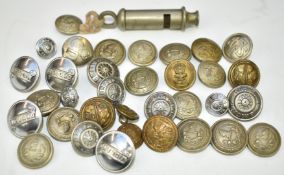 Railway, shipping and other buttons to include British Railways, LMS, New Zealand Shipping