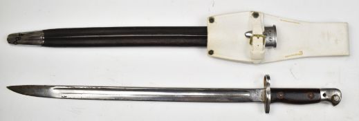 British 1907 pattern Lee Enfield bayonet with good stamps to ricasso including Wilkinson, a 43cm