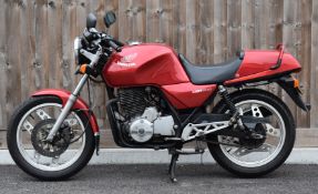 1985 Honda XBR 500F motorcycle, registration number C272 AAE, with V5c, purchased by the vendor is