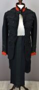 British Army Gloucestershire Regiment officer's patrol jacket with black lace and frogging and red