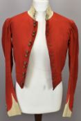British Army 28th Regiment of Foot (North Gloucestershire) officer's shell mess jacket retaining the