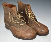 British Army Gloucestershire Regiment pair of WW2 brown leather ammo tools produced in 1940