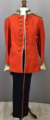 British Army officer's full dress scarlet tunic and trousers, attributed to Colonel Charles