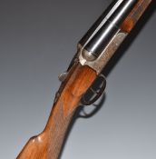 Fias for Gower Ltd 12 bore side by side shotgun with engraved locks, underside, trigger guard, top