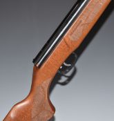 Weihrauch HW30 .22 air rifle with with chequered semi-pistol grip and forend, raised cheek piece and