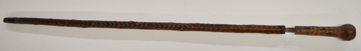 Sword stick marked Soligen to 65cm blade. PLEASE NOTE ALL BLADED ITEMS ARE SUBJECT TO OVER 18