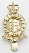 British Army Essex Yeomanry anodised cap badge (H W Timmings B'ham to slider)