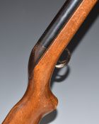 BSA Cadet .177 air rifle with semi-pistol grip, embossed logo to the stock and alignment sights,