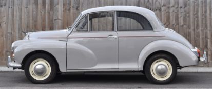 1965 Morris Minor saloon, registration number FTO 709C, with V5c. Purchased by the vendor in 2020,