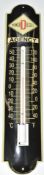 Power Diesel Agency enamel advertising garage thermometer, height 30cm