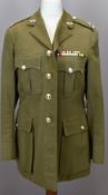 British Army Gloucestershire Regiment officer's service dress jacket with rank insignia to