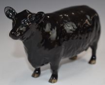 Beswick Aberdeen Angus cow, approved by the Aberdeen Angus Cattle Society, H11cm