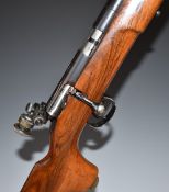 BSA Century .22 bolt-action target rifle with semi-pistol grip, raised cheek piece, Parker-Hale PH17