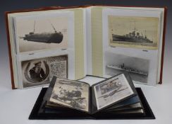 Approximately sixty Royal Navy postcards including HMS Nelson, HMS Cumberland & HMS Vanguard, many