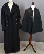 British Army Gloucestershire Regiment Victorian officer's grey cloth greatcoat with associated
