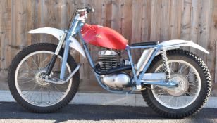 1967 Cotton 37A lightweight trials motorcycle, with believed unique Villiers alloy cylinder barrel