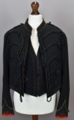 British Army Gloucestershire Regiment officer's mess jacket and waistcoat with red facings and