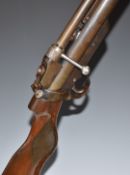 Webley Service Mk II .22 air rifle with interchangeable barrel, adjustable pop-up peep sights,