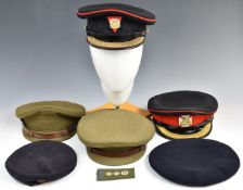 A small collection of British Army headwear for the Wessex Brigade / Gloucestershire Regiment and
