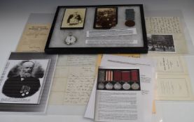 Crimea War, Charge of the Light Brigade interest ephemera relating to Troop Sergeant Major Richard