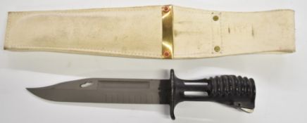 British SA80 bayonet with 18cm blade and scabbard. PLEASE NOTE ALL BLADED ITEMS ARE SUBJECT TO