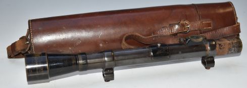 John Rigby & Co High Velocity rifle scope engraved 'John Rigby & Co 13 Sackville St London 3128'
