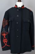 British Army Gloucestershire Regiment 2nd Rifle Volunteer Corps full dress tunic, with rank