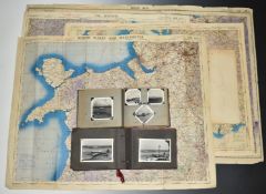 Two aviation photograph albums including cockpits, early Heathrow, RAF Abingdon, aircraft