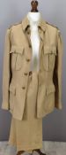 British Army Gloucestershire Regiment Boer War officer's khaki serge jacket with rank insignia and