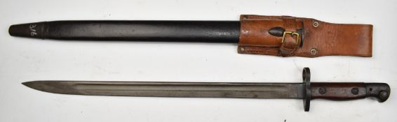 British 1907 pattern Lee Enfield bayonet with good stamps to ricasso including Wilkinson, a 43.5cm