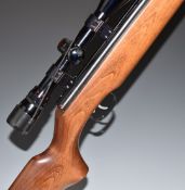 Weihrauch HW57 .22 air rifle with semi-pistol grip, adjustable trigger and Simmons 3-9x40 scope,
