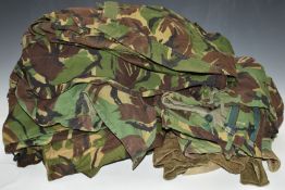 Twelve items of British Army Gloucestershire Regiment Cold War combat clothing including jackets /